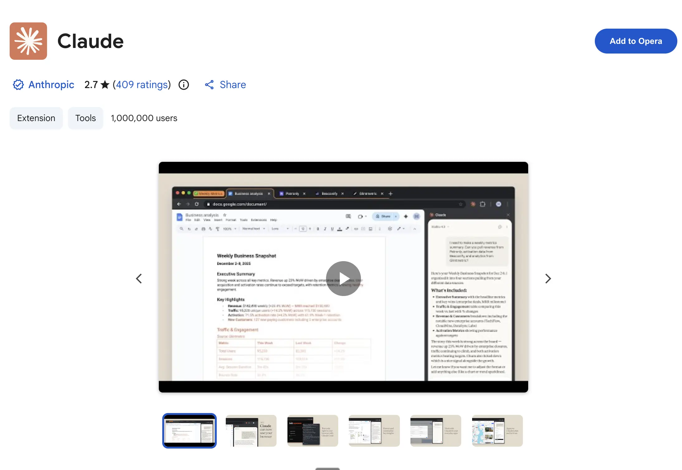 Claude jest dostępny jako plugin do Chrome